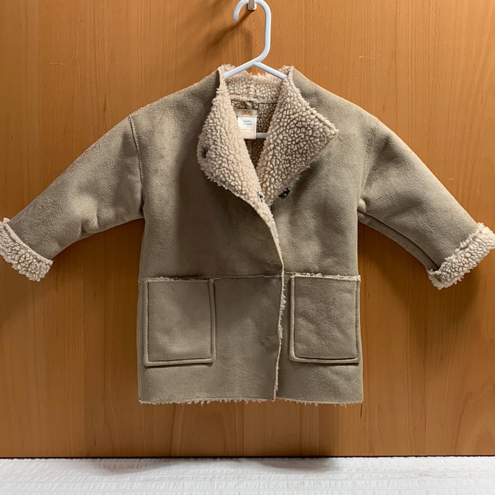 (2T) Faux Shearling Coat/Sherpa Lined by Joe Fresh